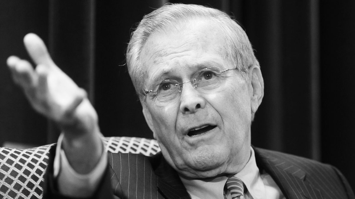 Zemřel bývalý americký ministr obrany Rumsfeld